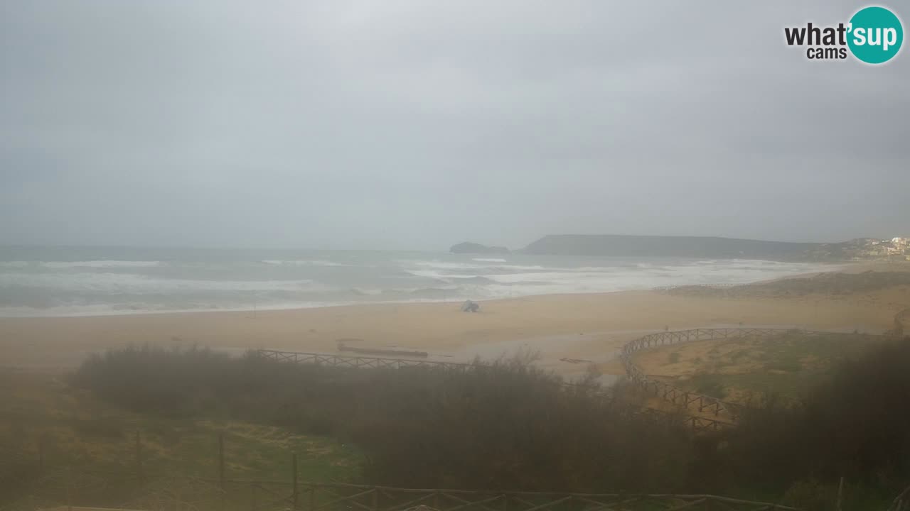 Webcam Torre dei Corsari – Vista live sulla spiaggia da Punta Usai