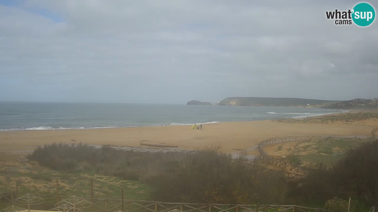 Cámara web Torre dei Corsari – Vista en directo de la playa desde Punta Usai