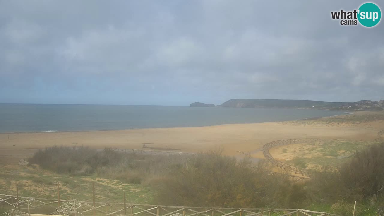 Web kamera Torre dei Corsari – Pogled uživo na plažu s Punta Usai