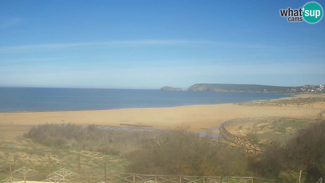 Webcam Torre dei Corsari – Vista live sulla spiaggia da Punta Usai