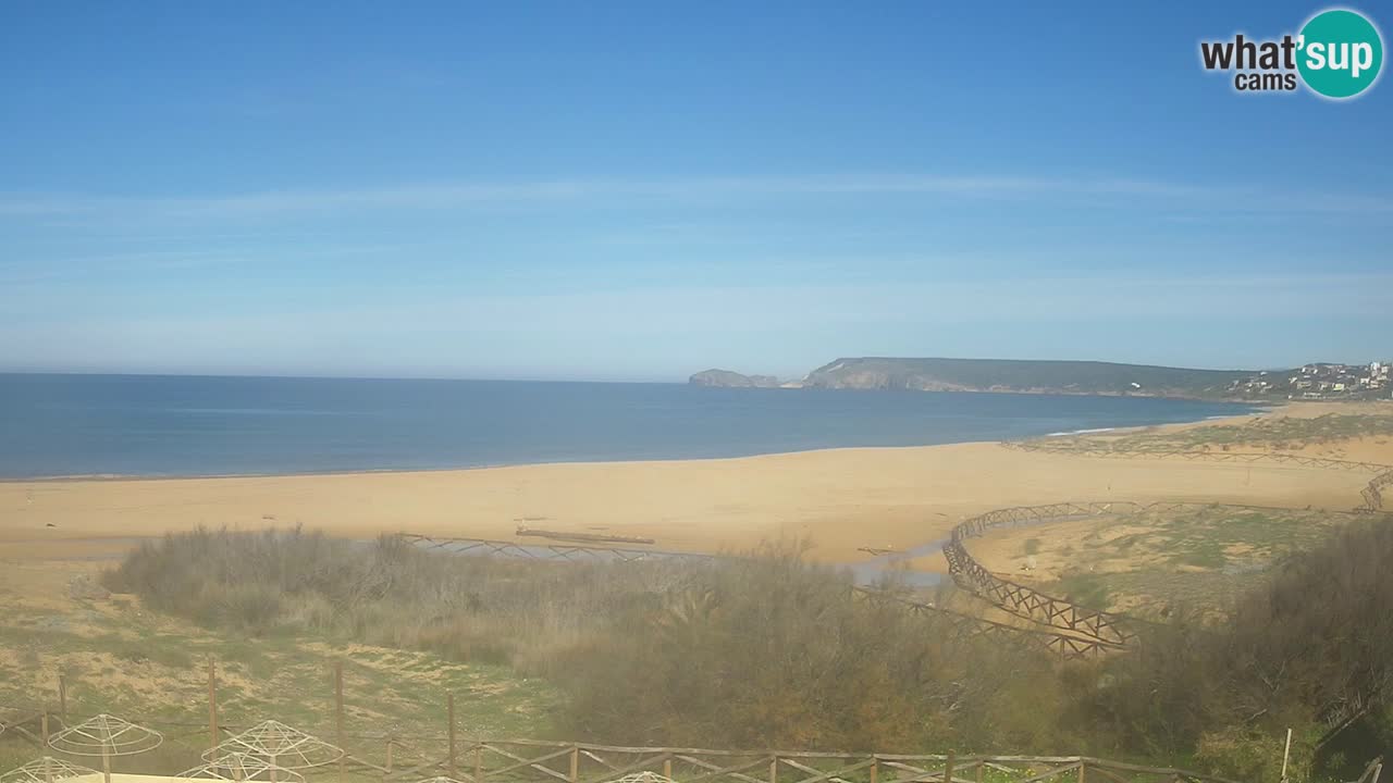 Webcam Torre dei Corsari – Live Beach View from Punta Usai