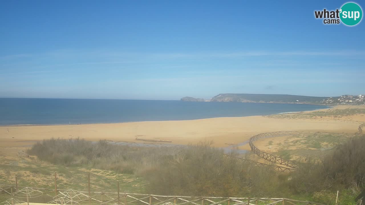 Webcam Torre dei Corsari – Liveblick auf den Strand von Punta Usai