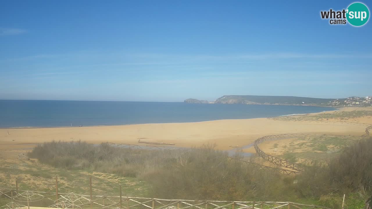 Webcam Torre dei Corsari – Vista live sulla spiaggia da Punta Usai