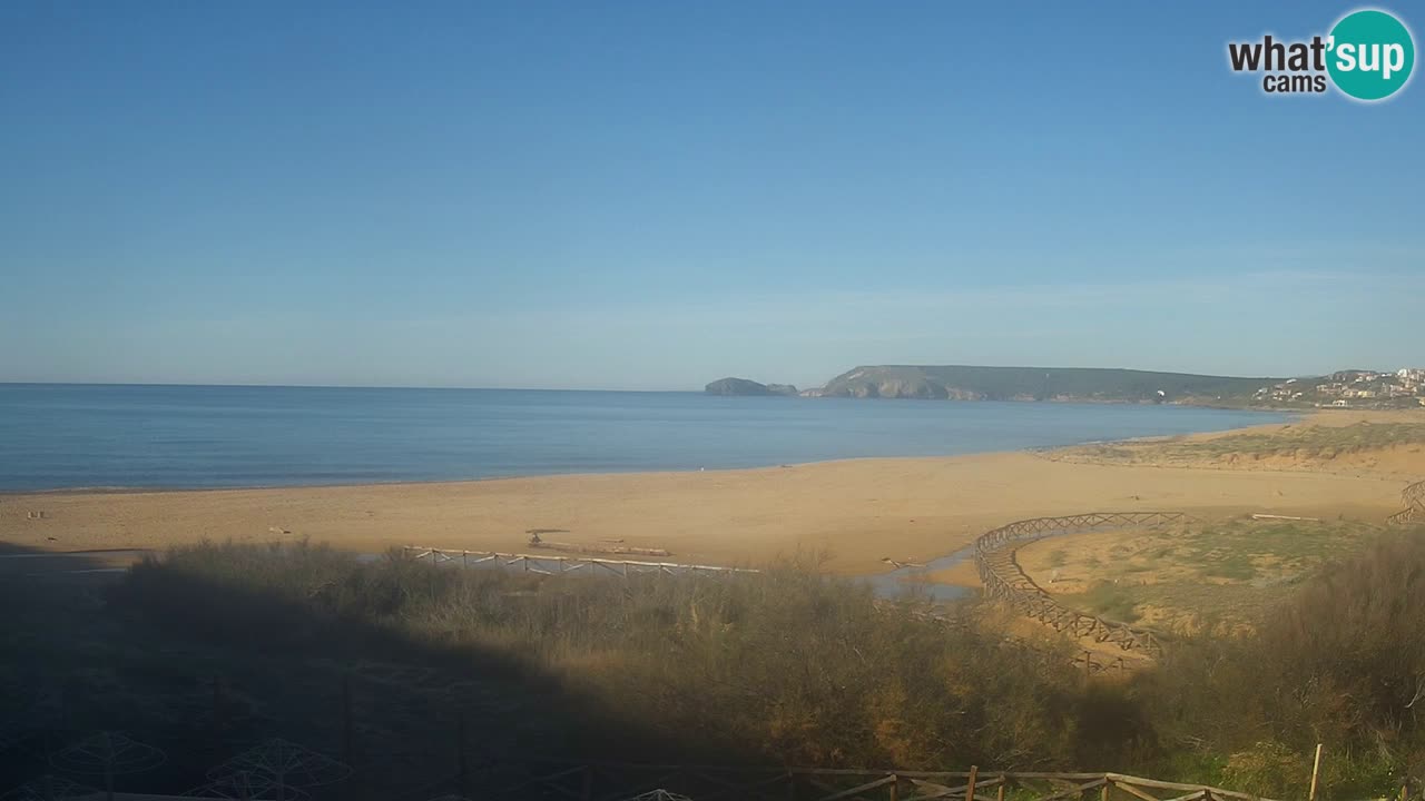 Cámara web Torre dei Corsari – Vista en directo de la playa desde Punta Usai