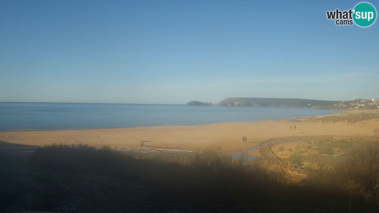 Cámara web Torre dei Corsari – Vista en directo de la playa desde Punta Usai