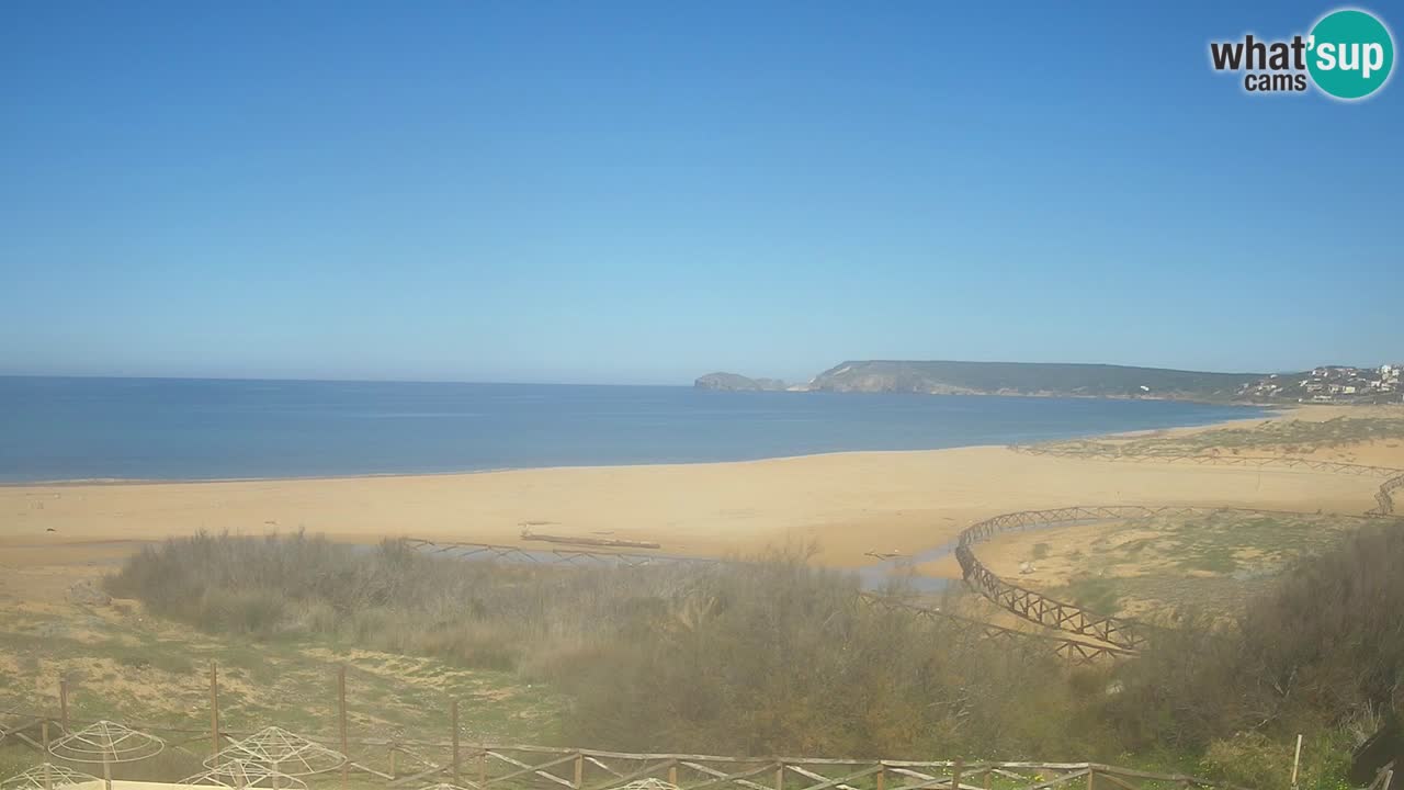 Webcam Torre dei Corsari – Vue en direct sur la plage depuis Punta Usai