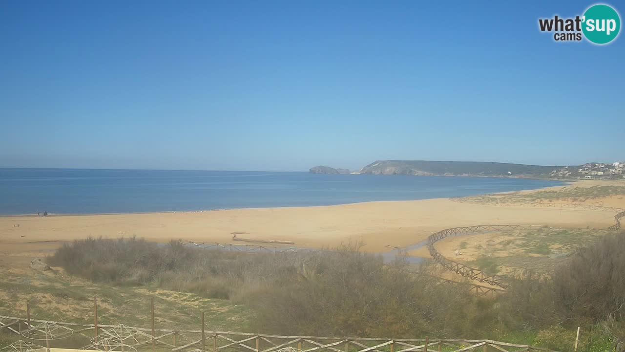 Webcam Torre dei Corsari – Liveblick auf den Strand von Punta Usai