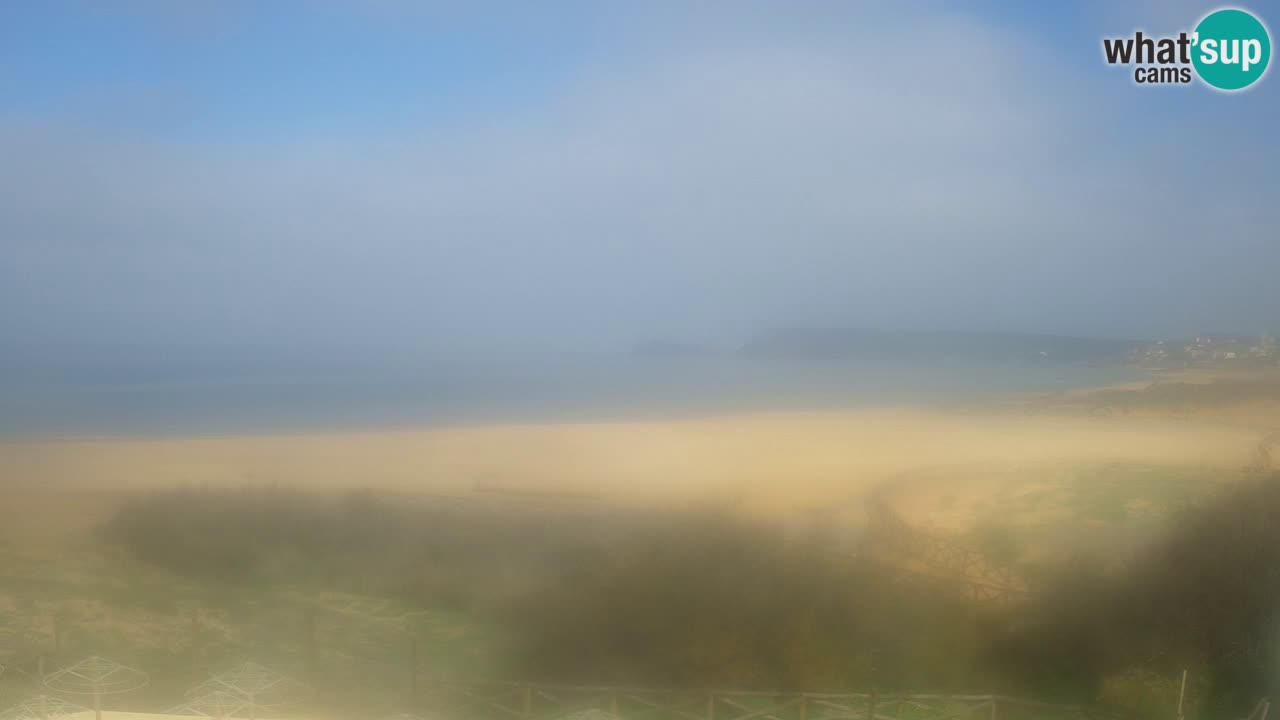 Webcam Torre dei Corsari – Liveblick auf den Strand von Punta Usai