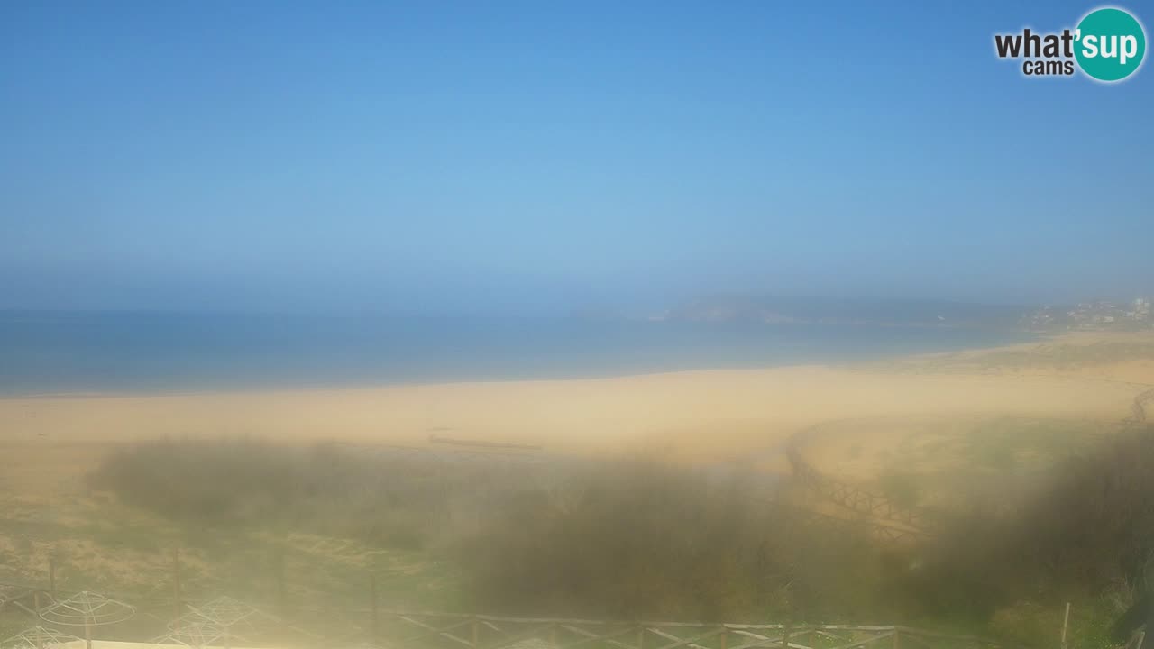 Spletna kamera Torre dei Corsari – Pogled v živo na plažo s Punta Usai