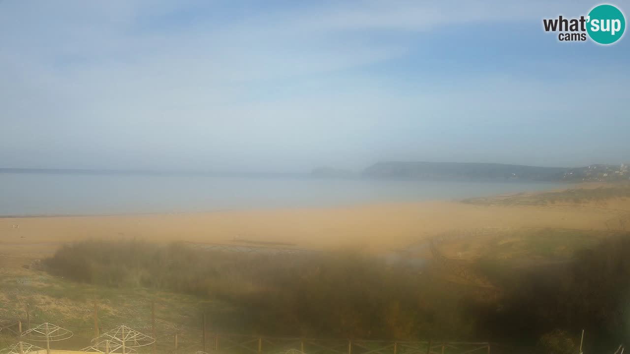 Webcam Torre dei Corsari – Vista live sulla spiaggia da Punta Usai