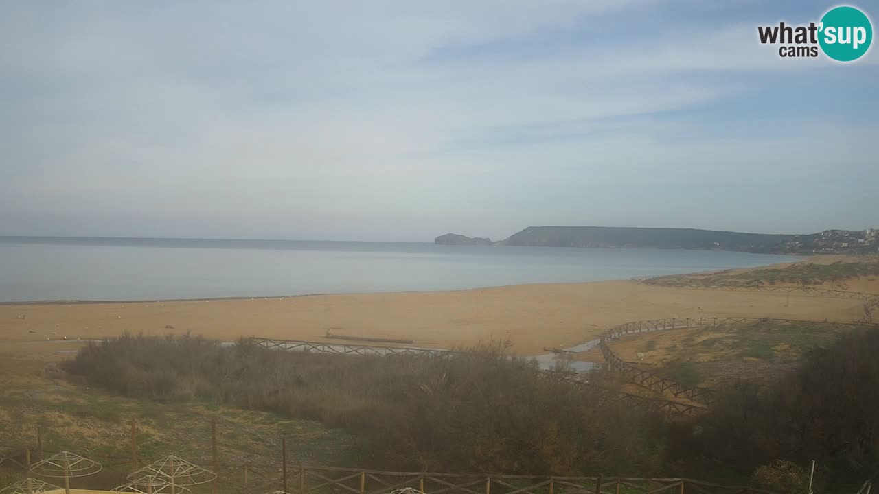 Cámara web Torre dei Corsari – Vista en directo de la playa desde Punta Usai