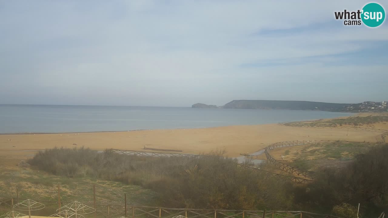 Cámara web Torre dei Corsari – Vista en directo de la playa desde Punta Usai
