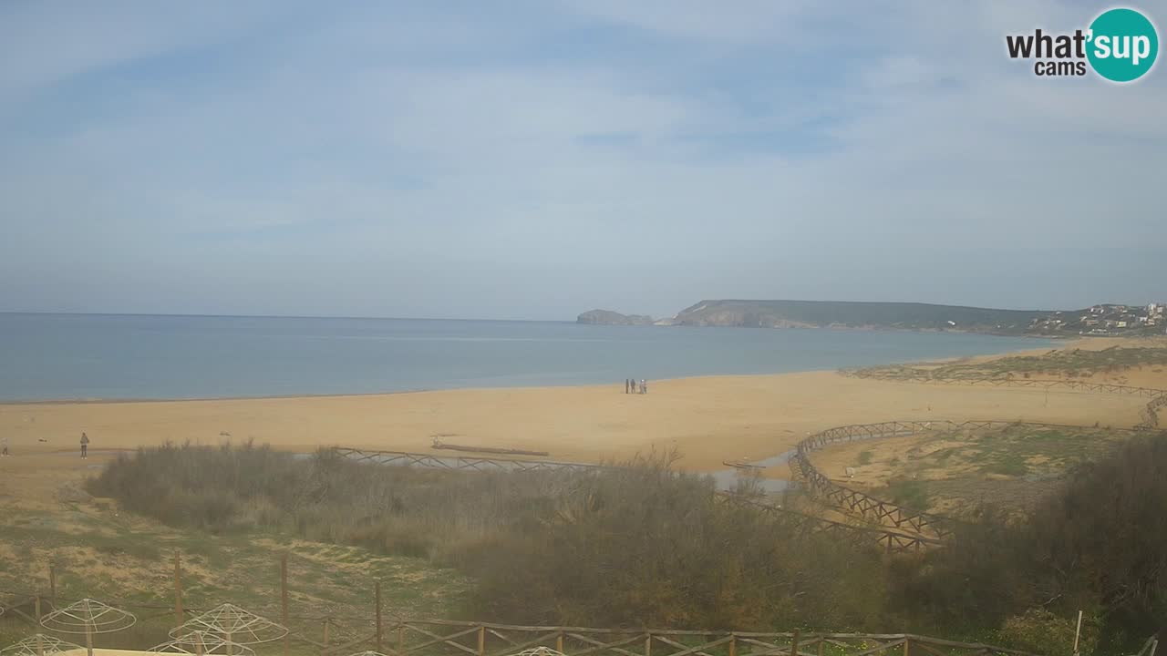 Cámara web Torre dei Corsari – Vista en directo de la playa desde Punta Usai