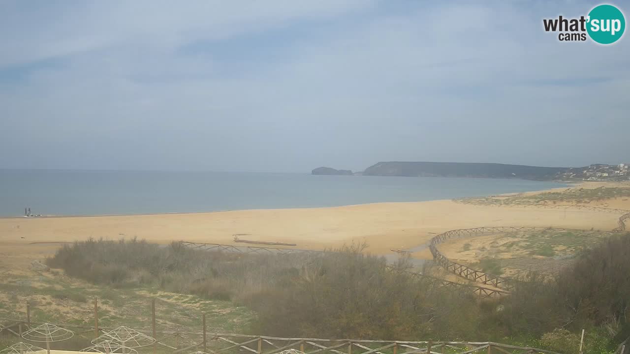 Cámara web Torre dei Corsari – Vista en directo de la playa desde Punta Usai