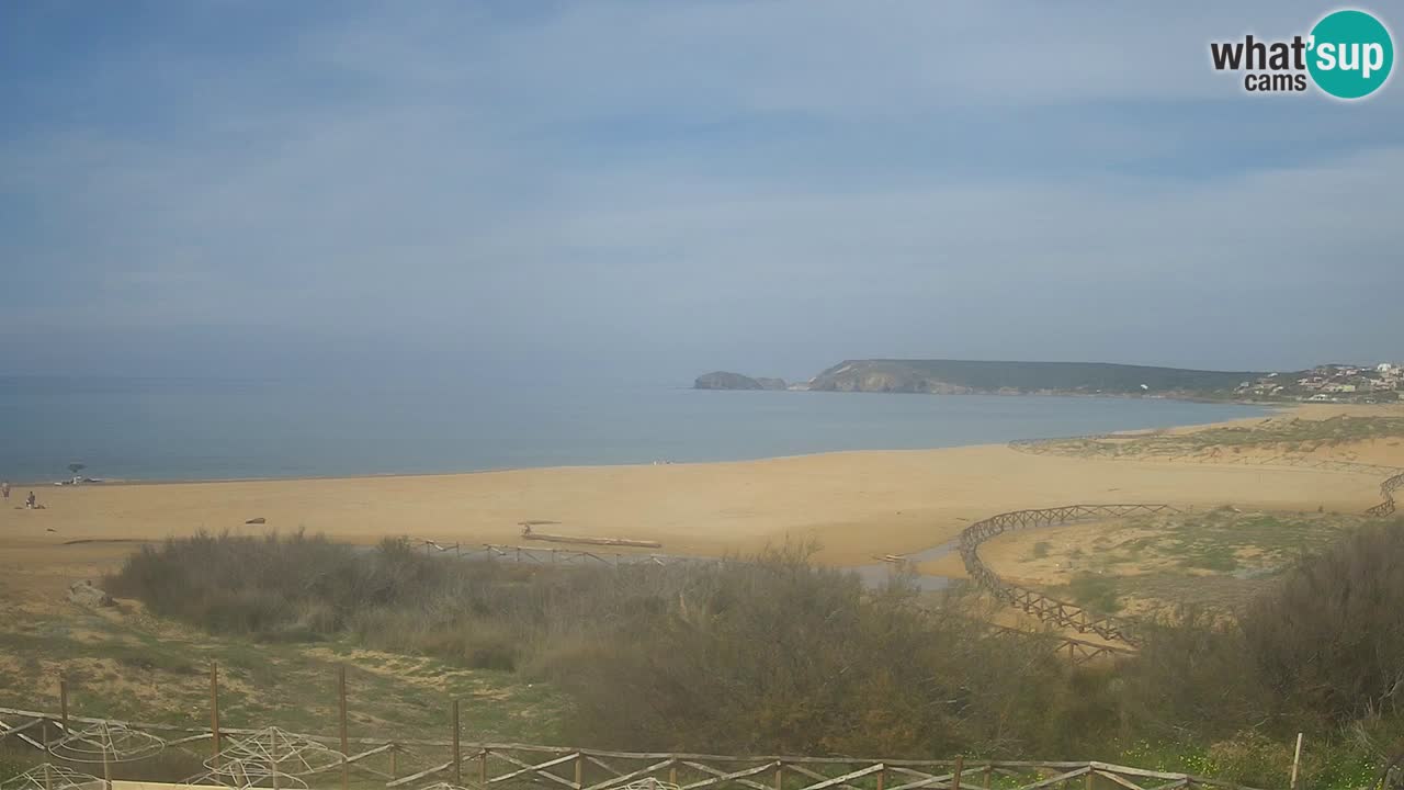 Cámara web Torre dei Corsari – Vista en directo de la playa desde Punta Usai