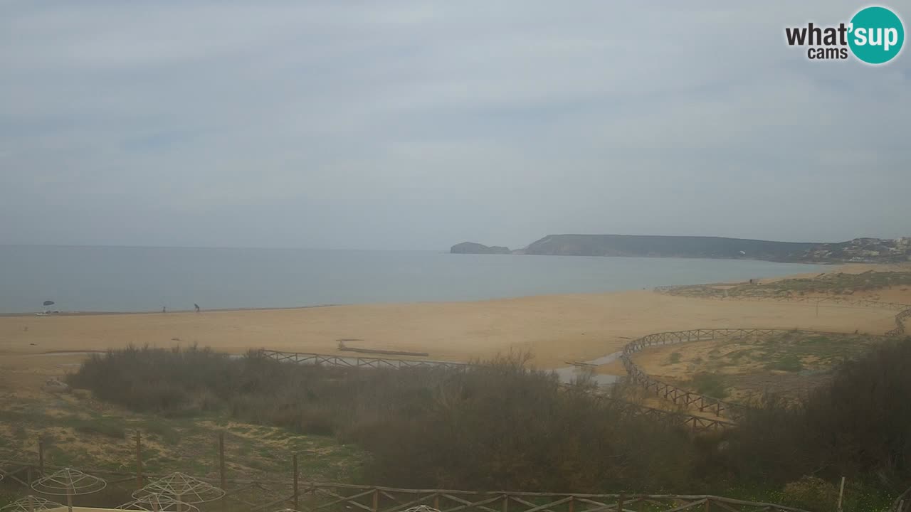 Webcam Torre dei Corsari – Vista live sulla spiaggia da Punta Usai