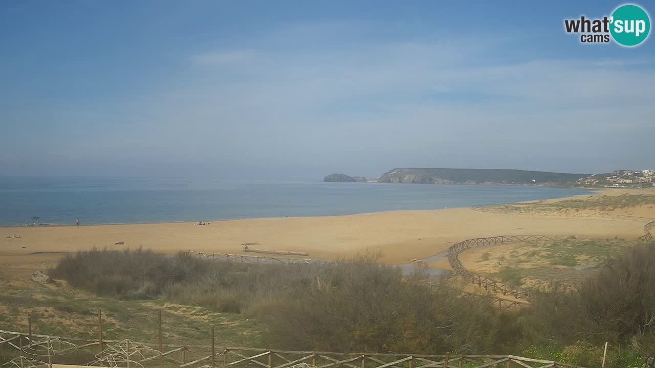 Webcam Torre dei Corsari – Vista live sulla spiaggia da Punta Usai
