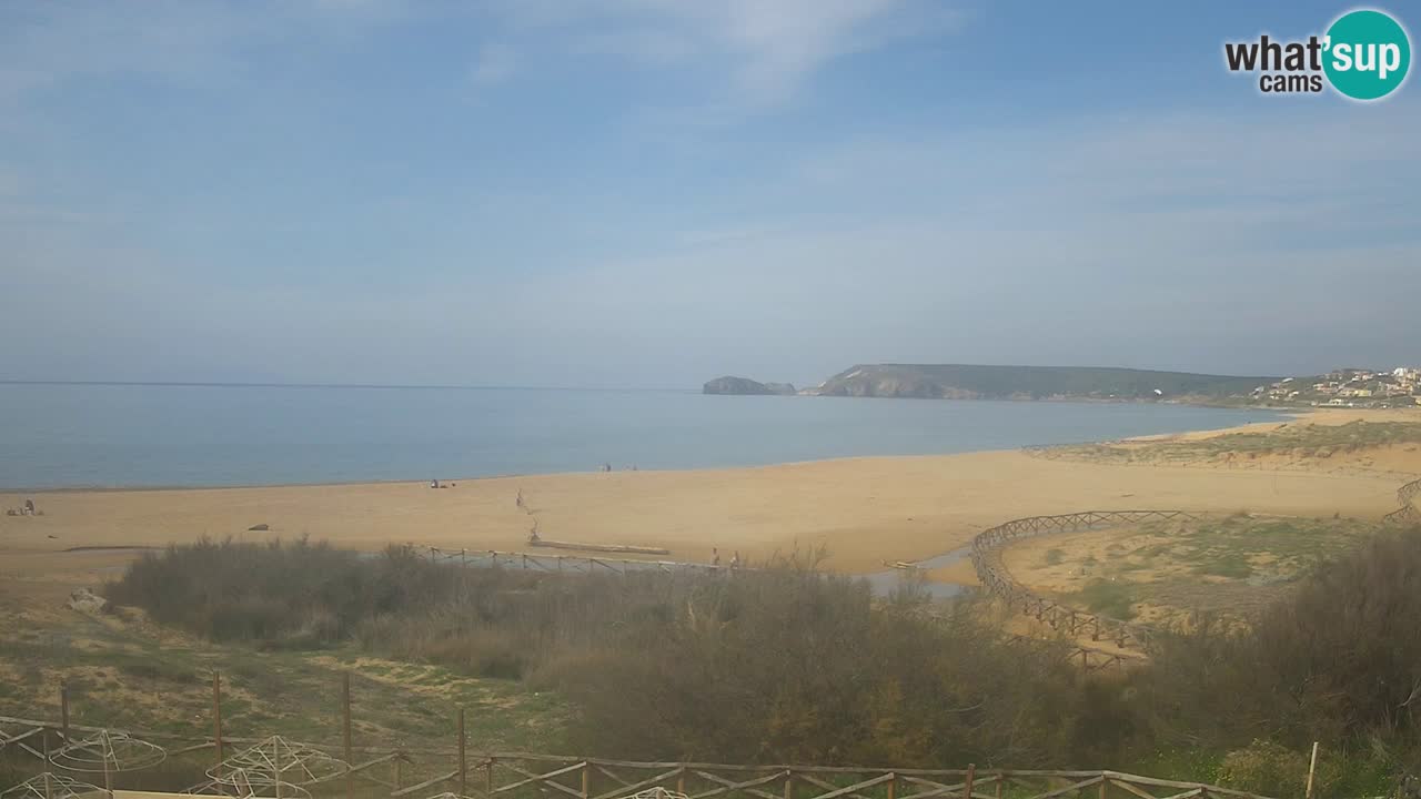 Webcam Torre dei Corsari – Vista live sulla spiaggia da Punta Usai