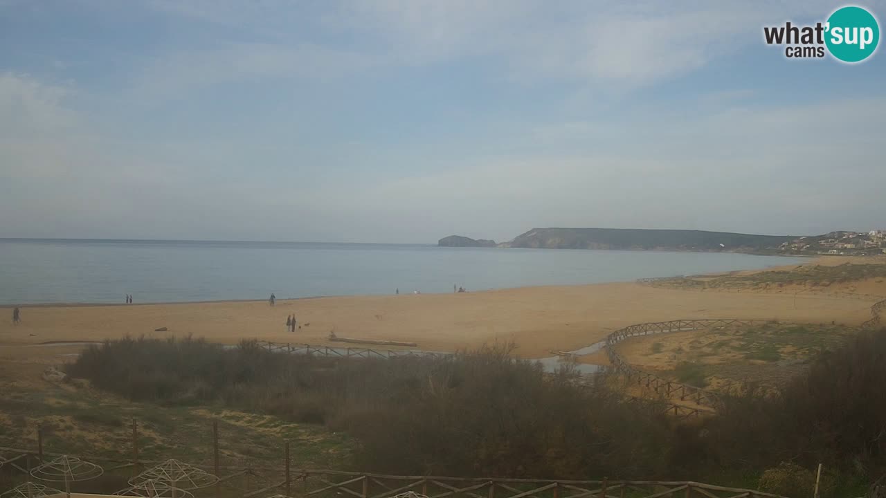Cámara web Torre dei Corsari – Vista en directo de la playa desde Punta Usai