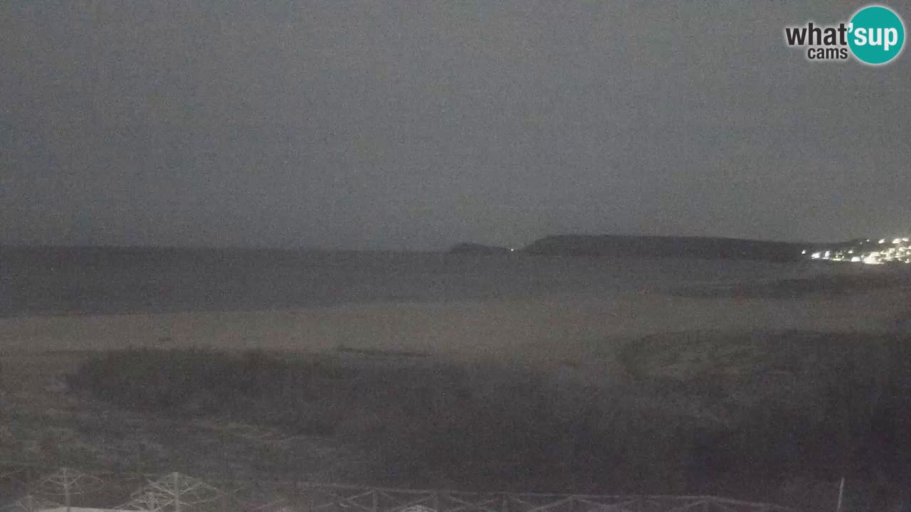 Webcam Torre dei Corsari – Vista live sulla spiaggia da Punta Usai