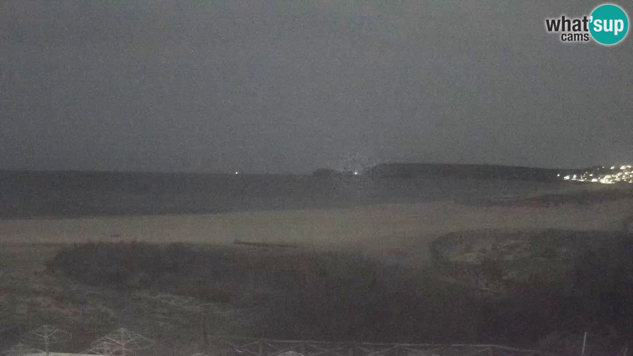 Cámara web Torre dei Corsari – Vista en directo de la playa desde Punta Usai