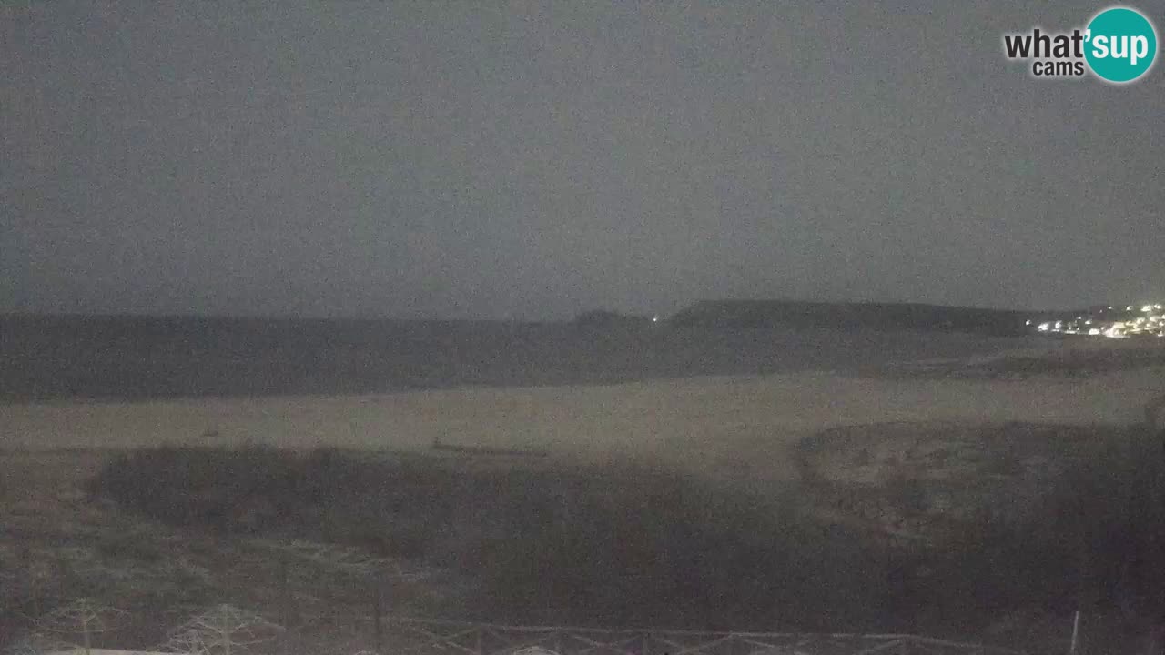 Webcam Torre dei Corsari – Vista live sulla spiaggia da Punta Usai