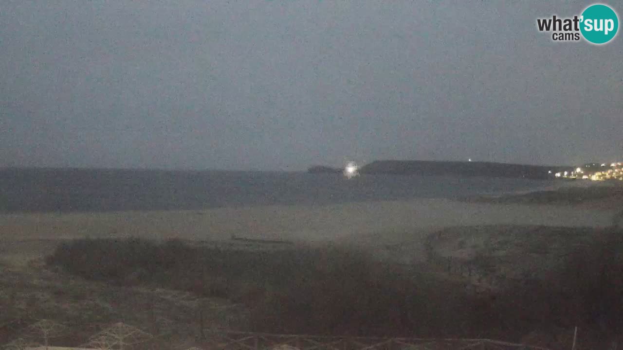 Webcam Torre dei Corsari – Live Beach View from Punta Usai