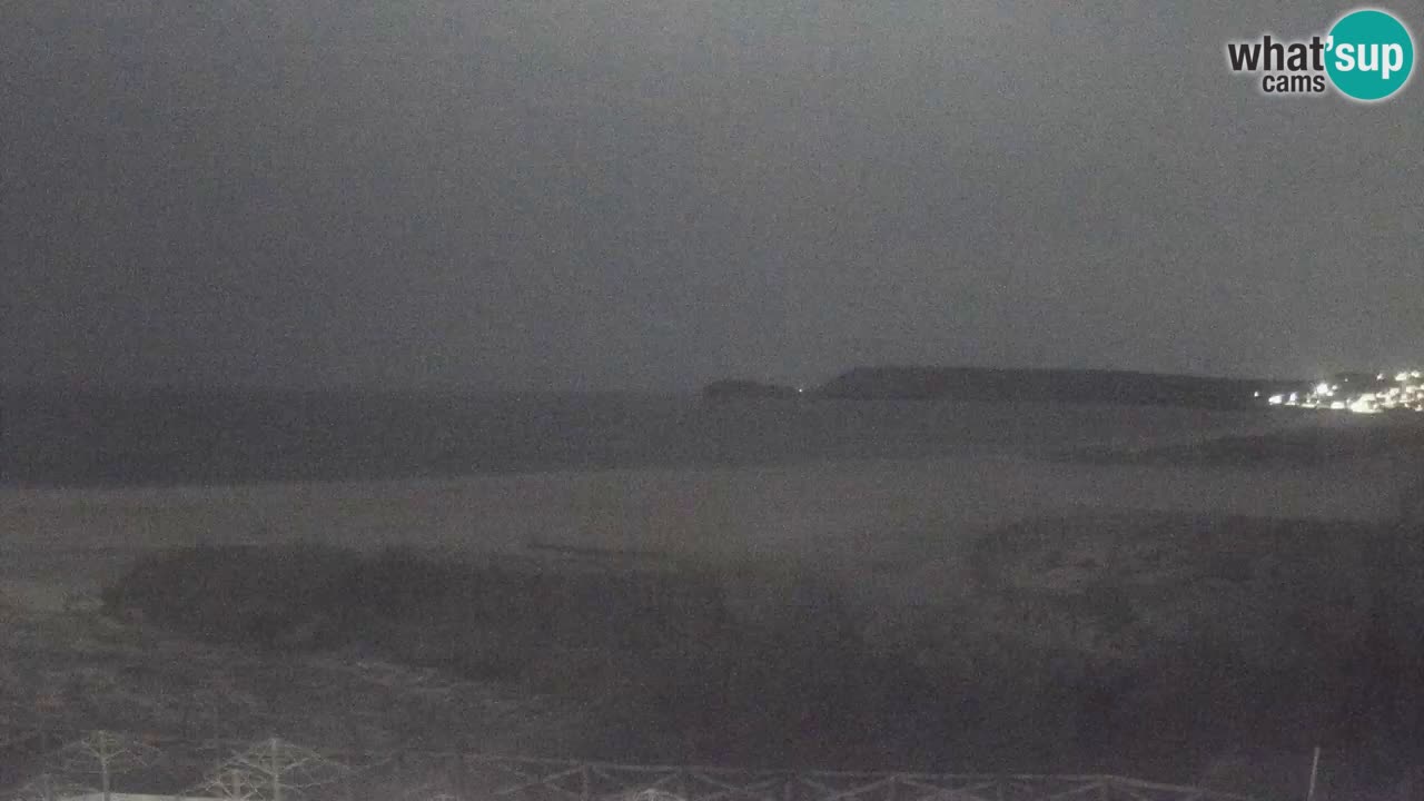 Cámara web Torre dei Corsari – Vista en directo de la playa desde Punta Usai