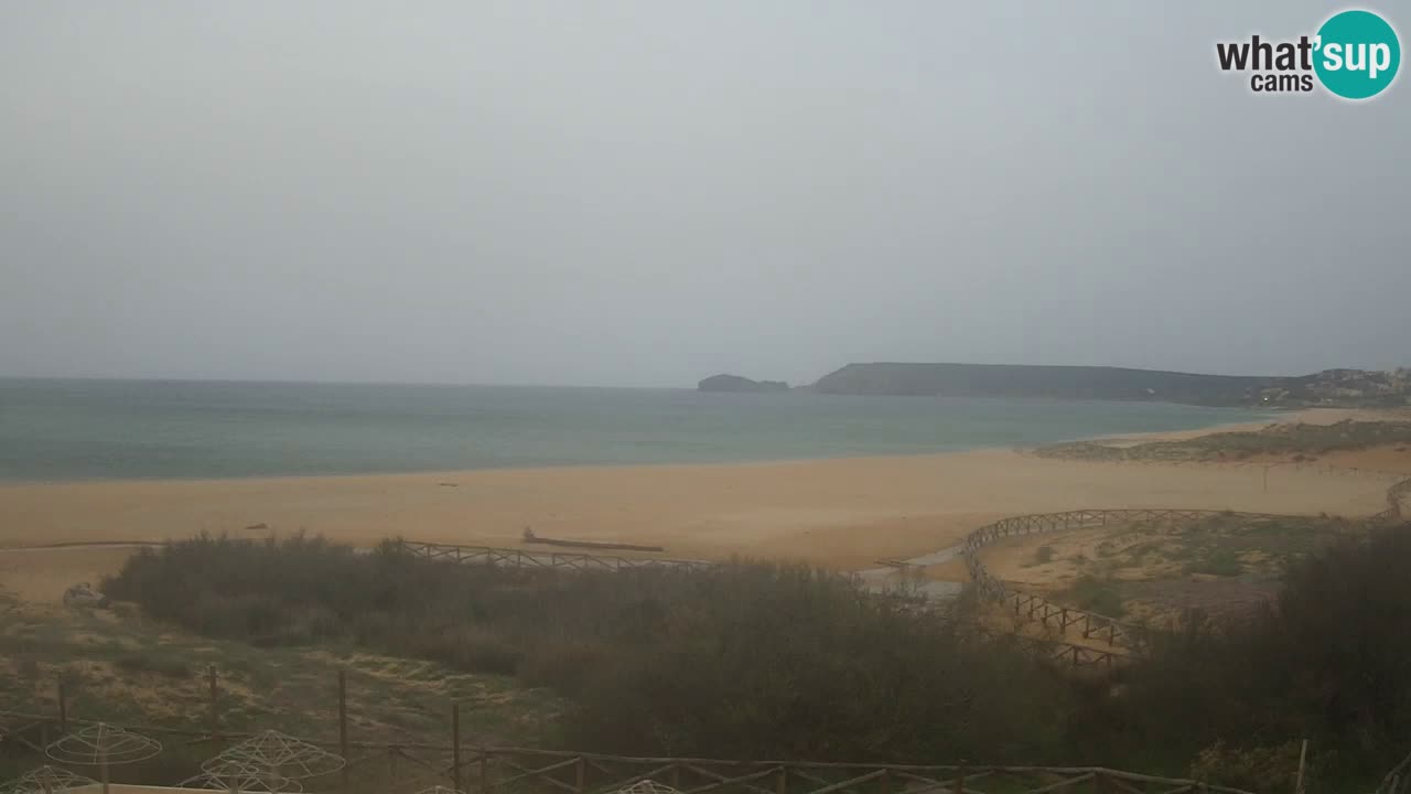 Web kamera Torre dei Corsari – Pogled uživo na plažu s Punta Usai