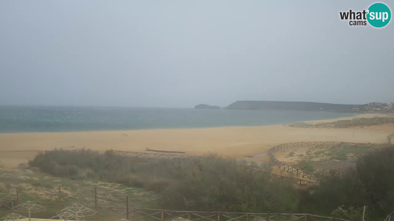 Webcam Torre dei Corsari – Vista live sulla spiaggia da Punta Usai