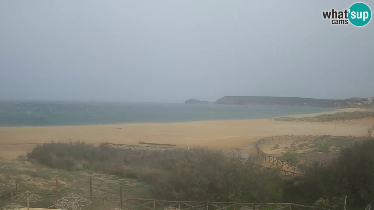 Cámara web Torre dei Corsari – Vista en directo de la playa desde Punta Usai