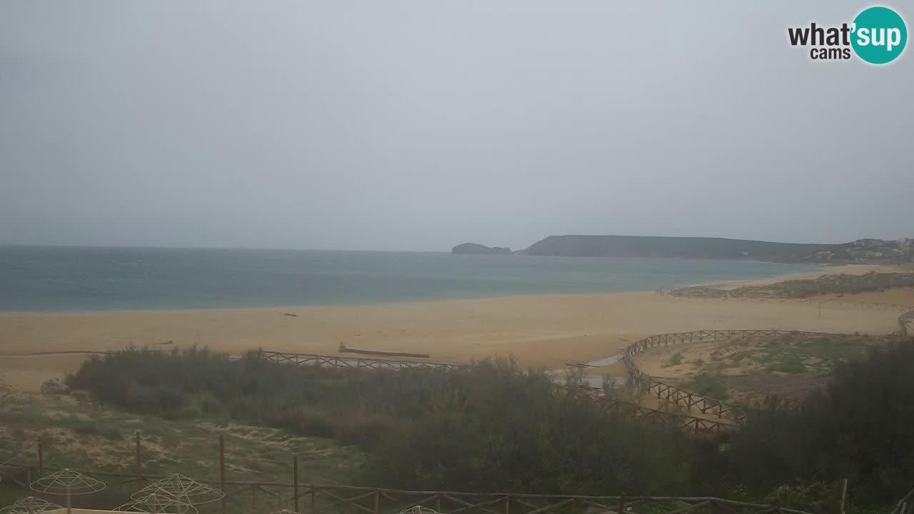 Webcam Torre dei Corsari – Vista live sulla spiaggia da Punta Usai