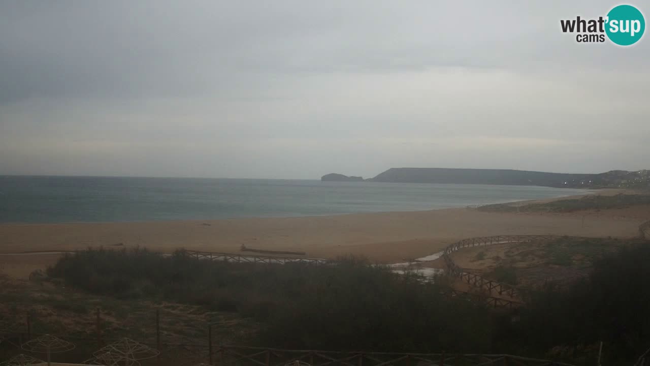 Webcam Torre dei Corsari – Vista live sulla spiaggia da Punta Usai