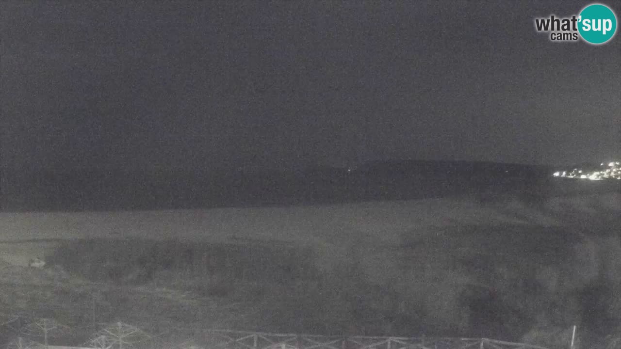 Webcam Torre dei Corsari – Vista live sulla spiaggia da Punta Usai