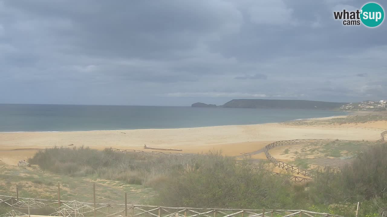 Web kamera Torre dei Corsari – Pogled uživo na plažu s Punta Usai