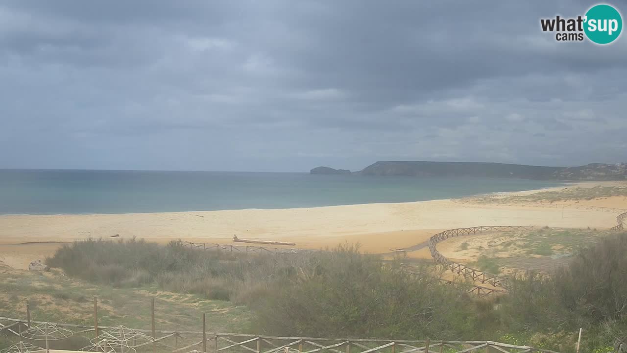 Web kamera Torre dei Corsari – Pogled uživo na plažu s Punta Usai