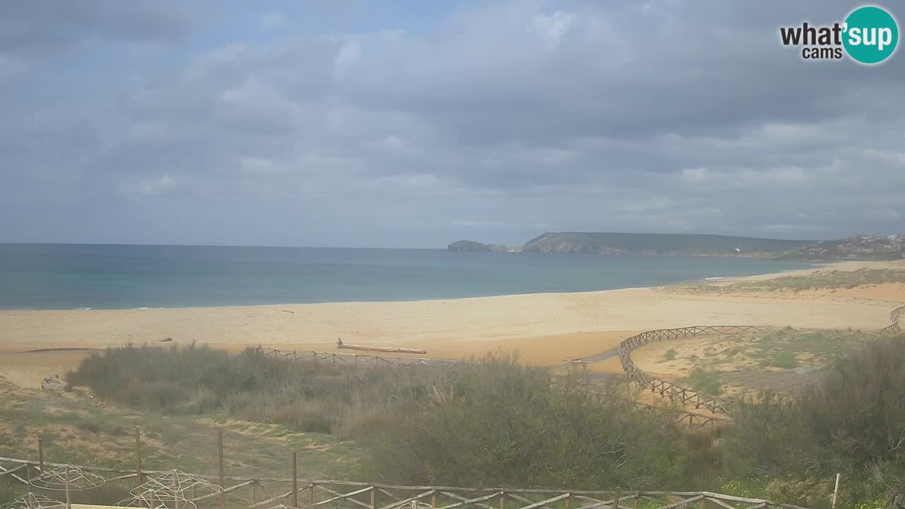 Webcam Torre dei Corsari – Liveblick auf den Strand von Punta Usai