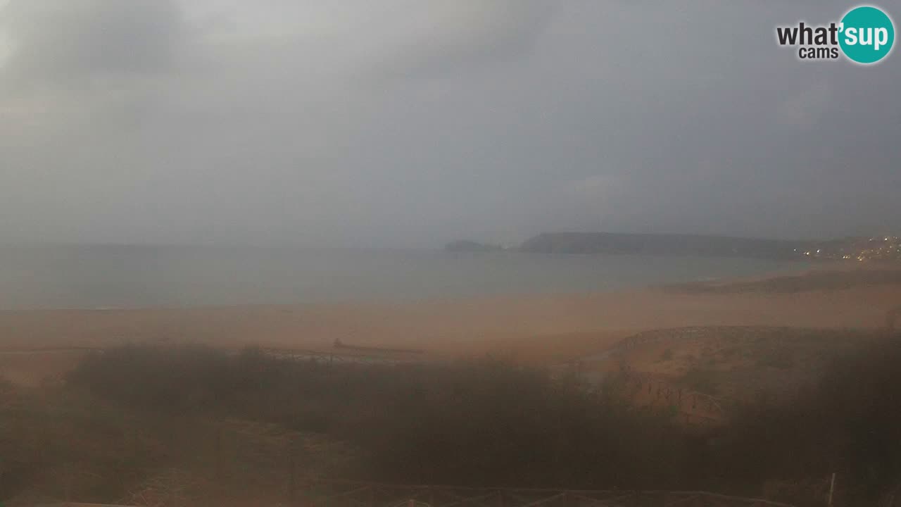 Webcam Torre dei Corsari – Vista live sulla spiaggia da Punta Usai