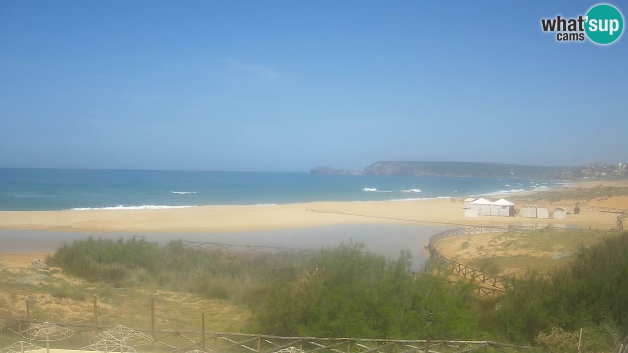 Webcam Torre dei Corsari – Live Beach View from Punta Usai