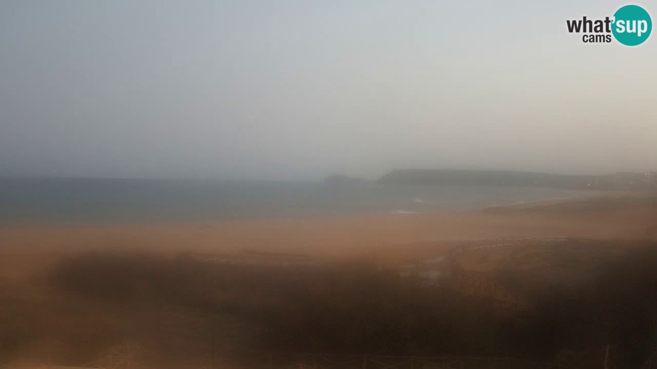 Webcam Torre dei Corsari – Vista live sulla spiaggia da Punta Usai