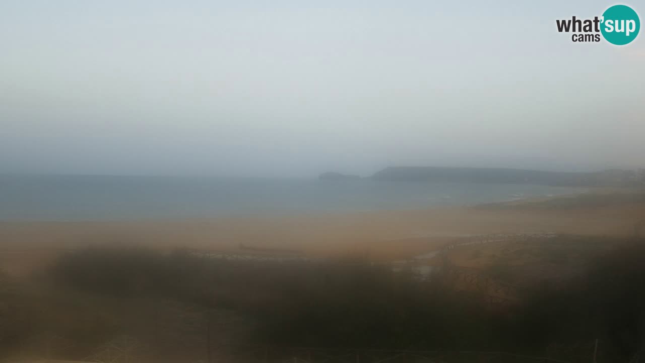 Webcam Torre dei Corsari – Liveblick auf den Strand von Punta Usai
