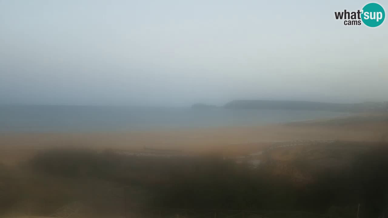 Cámara web Torre dei Corsari – Vista en directo de la playa desde Punta Usai