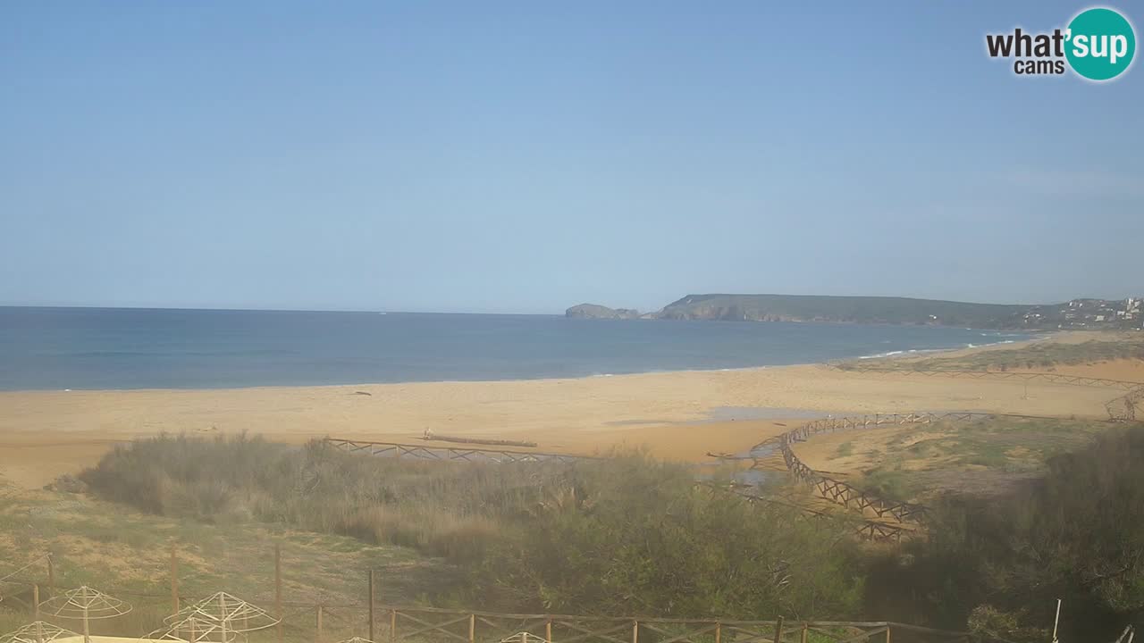 Webcam Torre dei Corsari – Vista live sulla spiaggia da Punta Usai