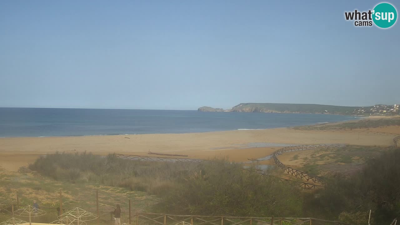 Webcam Torre dei Corsari – Vista live sulla spiaggia da Punta Usai