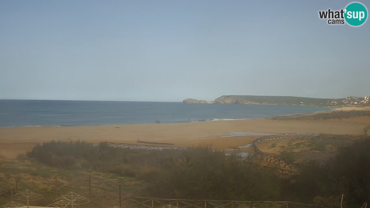 Cámara web Torre dei Corsari – Vista en directo de la playa desde Punta Usai
