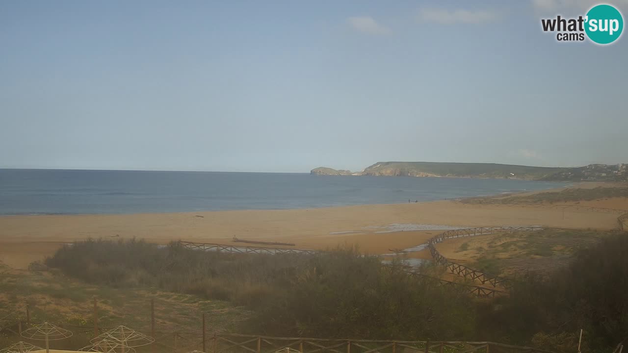 Webcam Torre dei Corsari – Vista live sulla spiaggia da Punta Usai