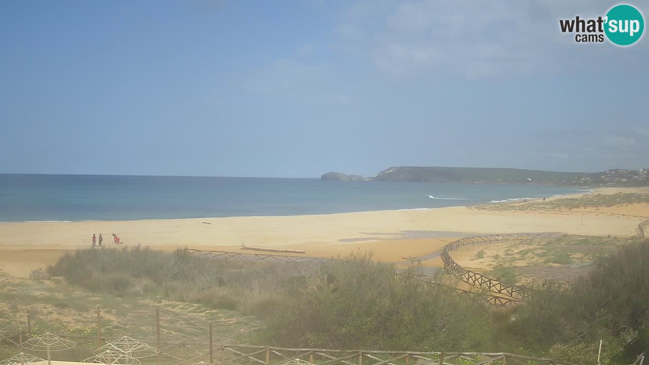 Webcam Torre dei Corsari – Live Beach View from Punta Usai