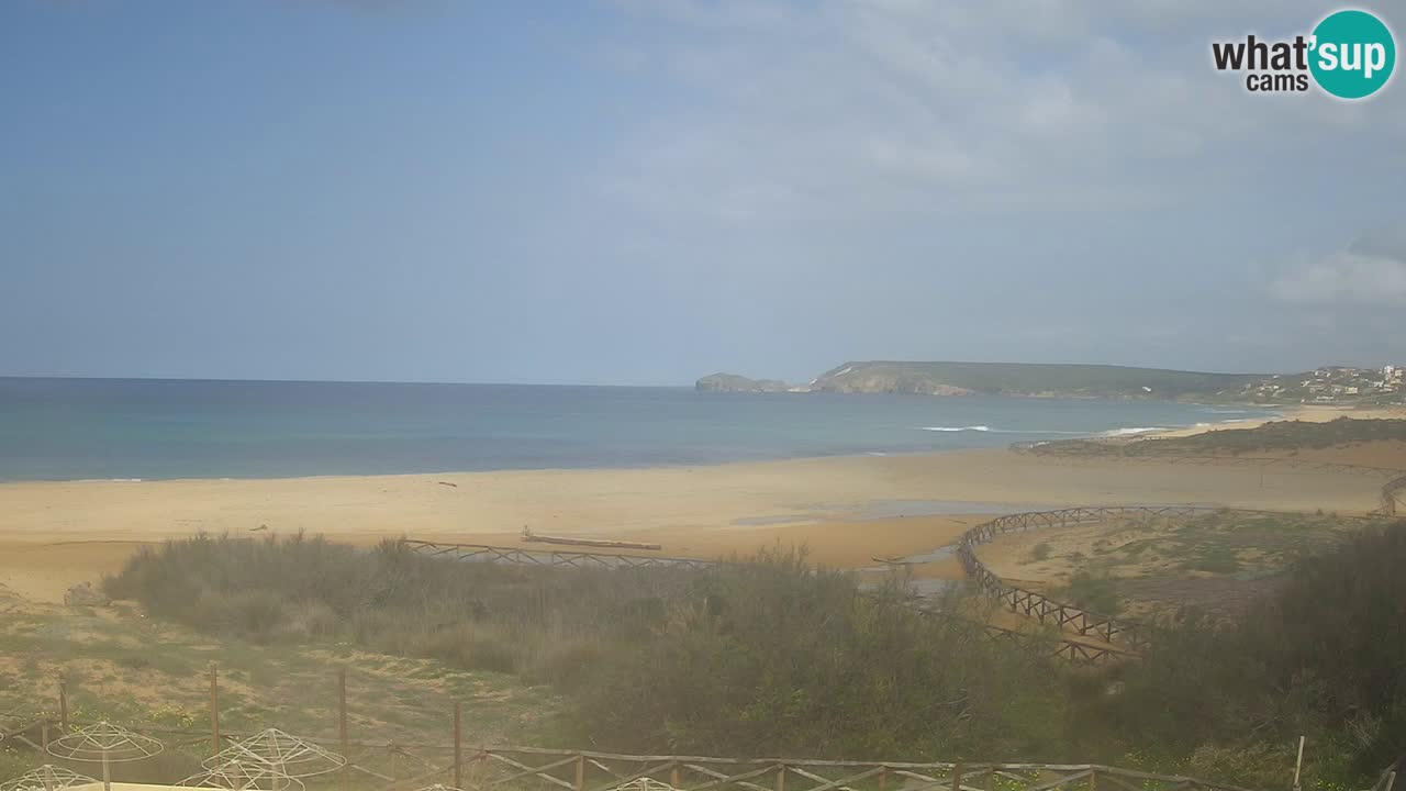 Cámara web Torre dei Corsari – Vista en directo de la playa desde Punta Usai