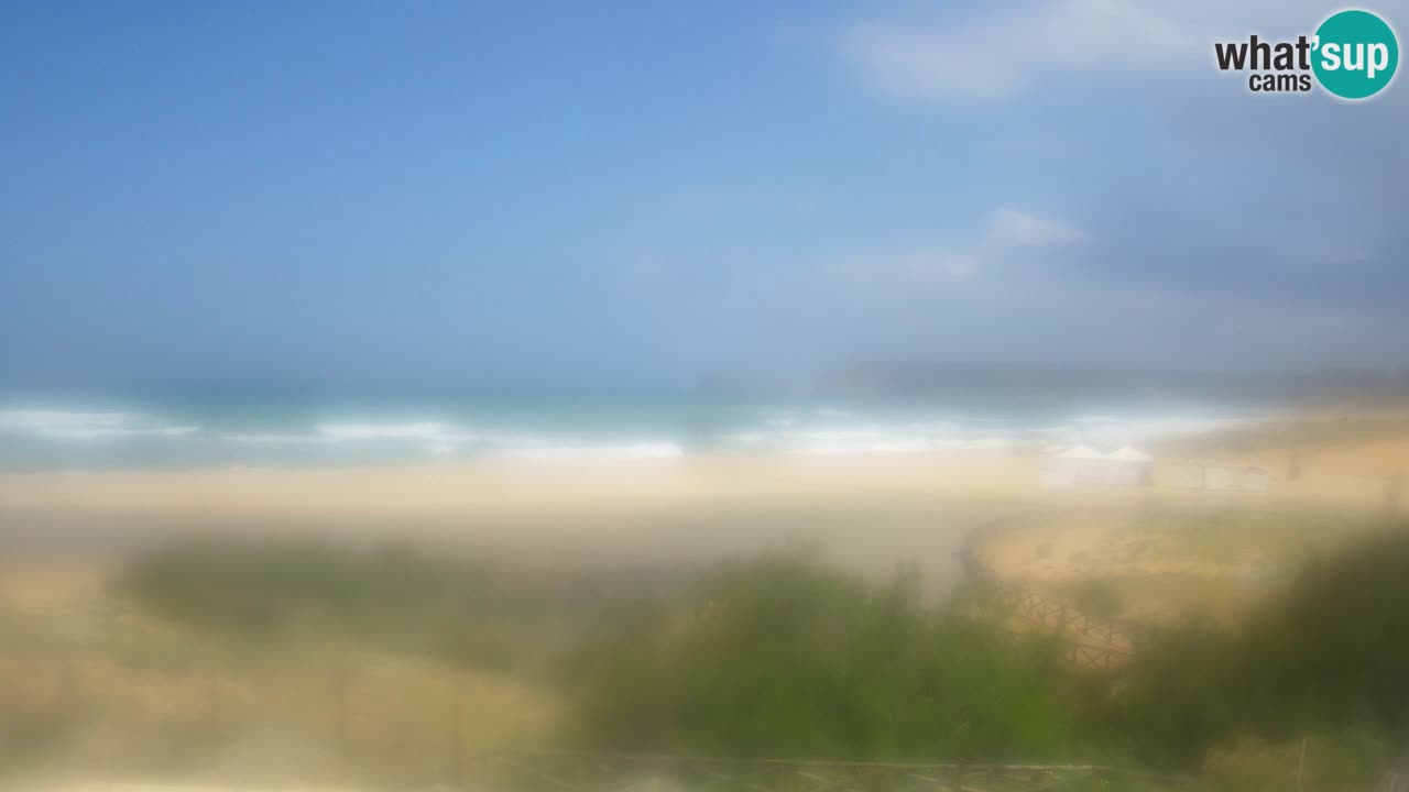 Webcam Torre dei Corsari – Live Beach View from Punta Usai