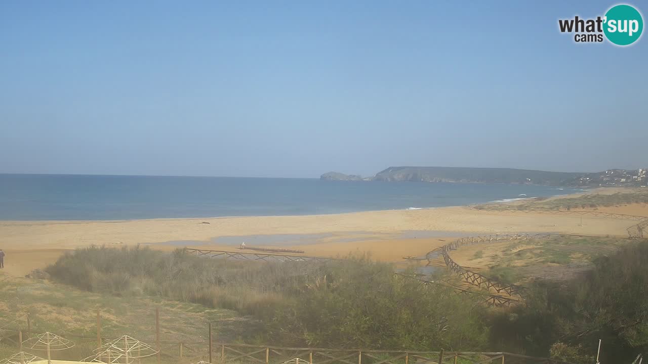Webcam Torre dei Corsari – Liveblick auf den Strand von Punta Usai